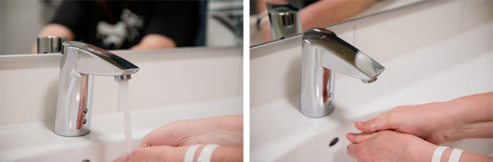 Kosketusvapaa hana on hygieeninen ratkaisu.