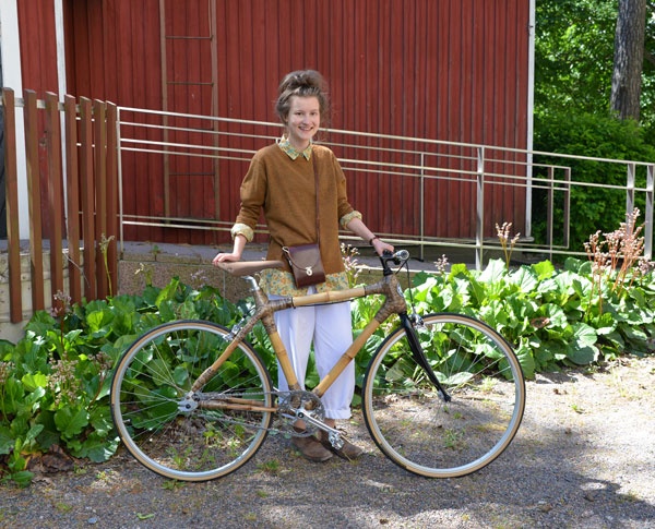 Bambupyörä ja sen omistaja