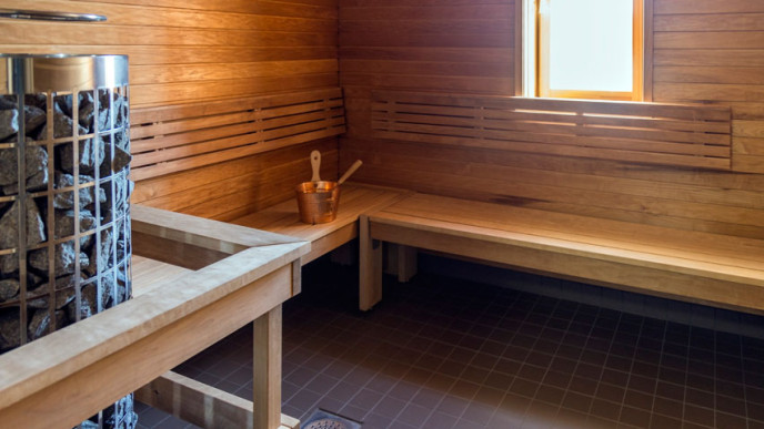 Sauna kerrostalossa, kuvituskuva.