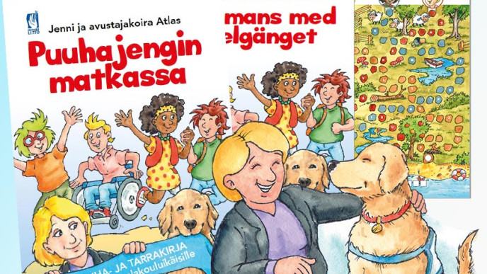 Puuhakirjojen kannet suomi ja ruotis